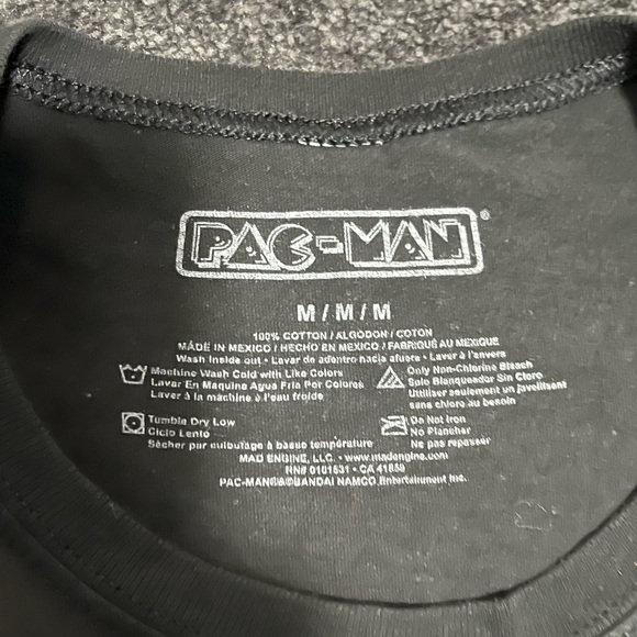 Cute Pac Man Fitted Tee- Worn 1x - Picture 3 of 3
